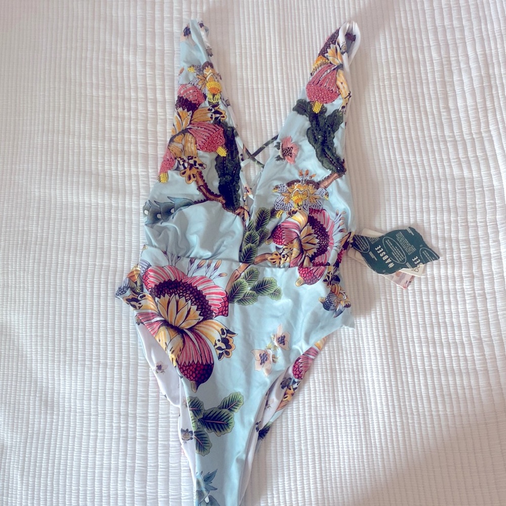 Agua Bendita Floral One Piece Swimsuit - Multicolor